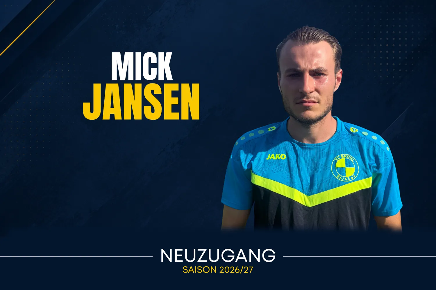 Mick Jansen wechselt zum SC Brühl