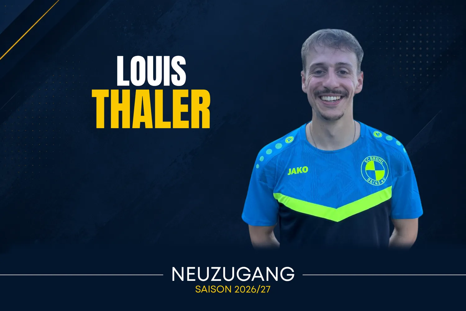 Herzlich Willkommen, Louis Thaler