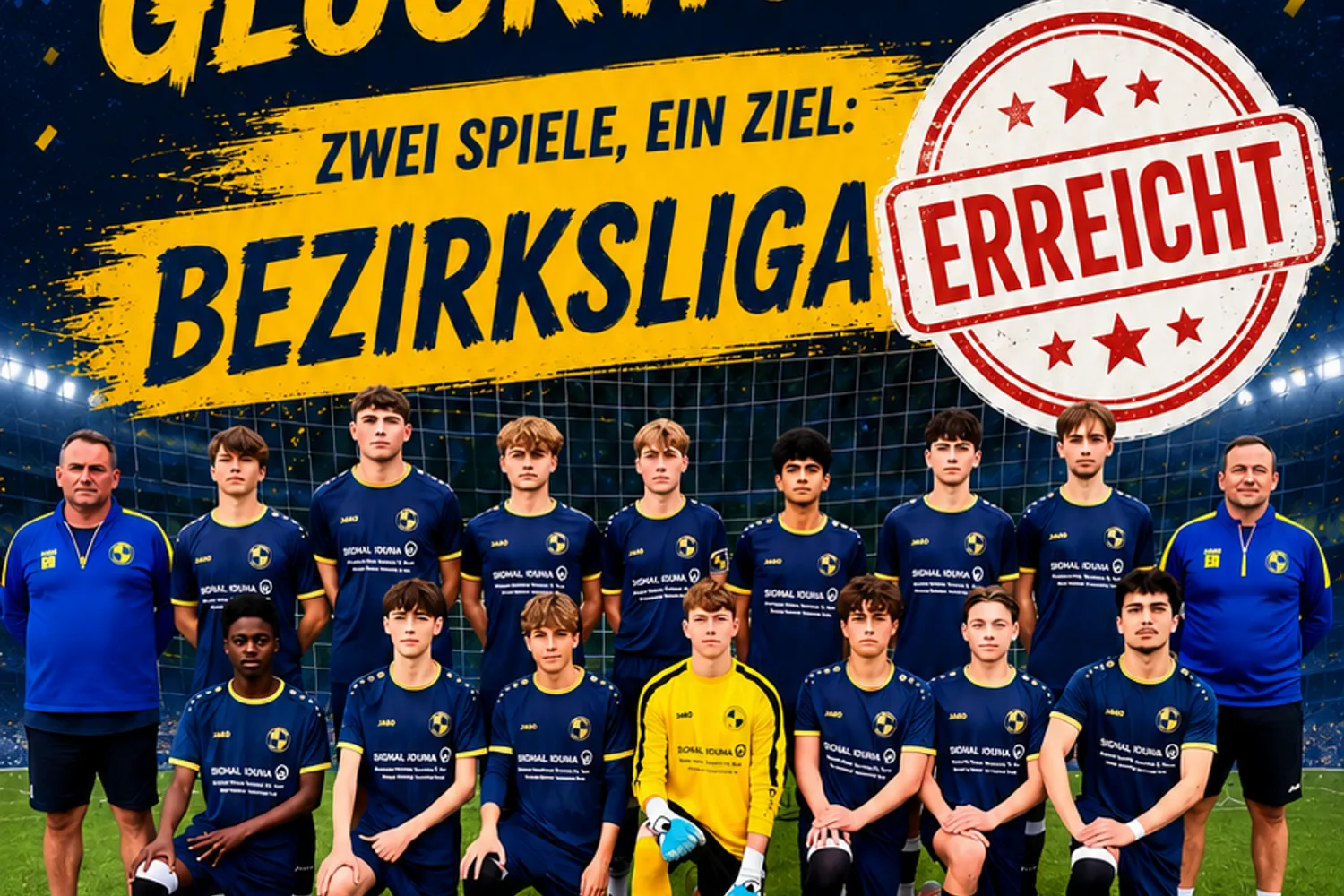 U16 steigt in die Bezirksliga auf